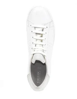 Baskets basses cuir blanc GEOX