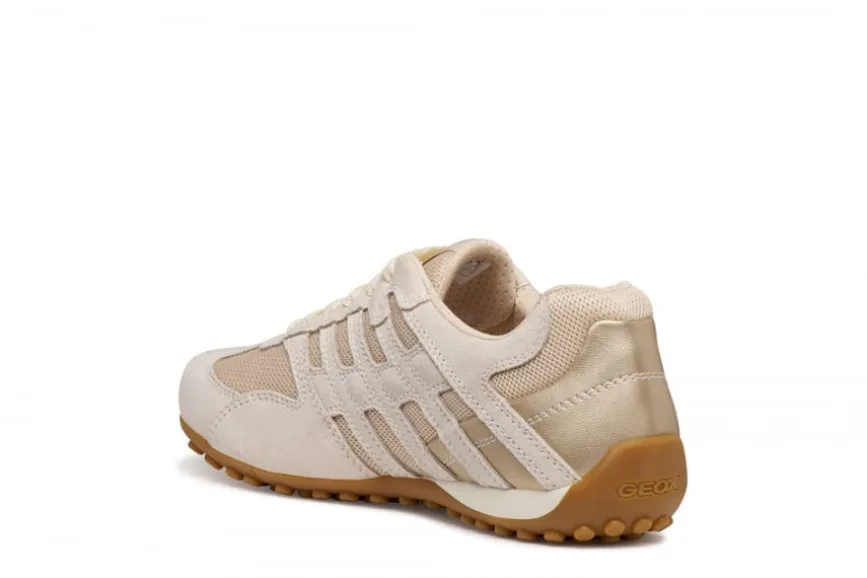 Basket vintage cuir beige GEOX