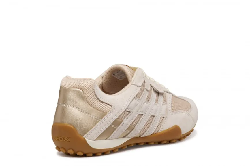 Basket vintage cuir beige GEOX
