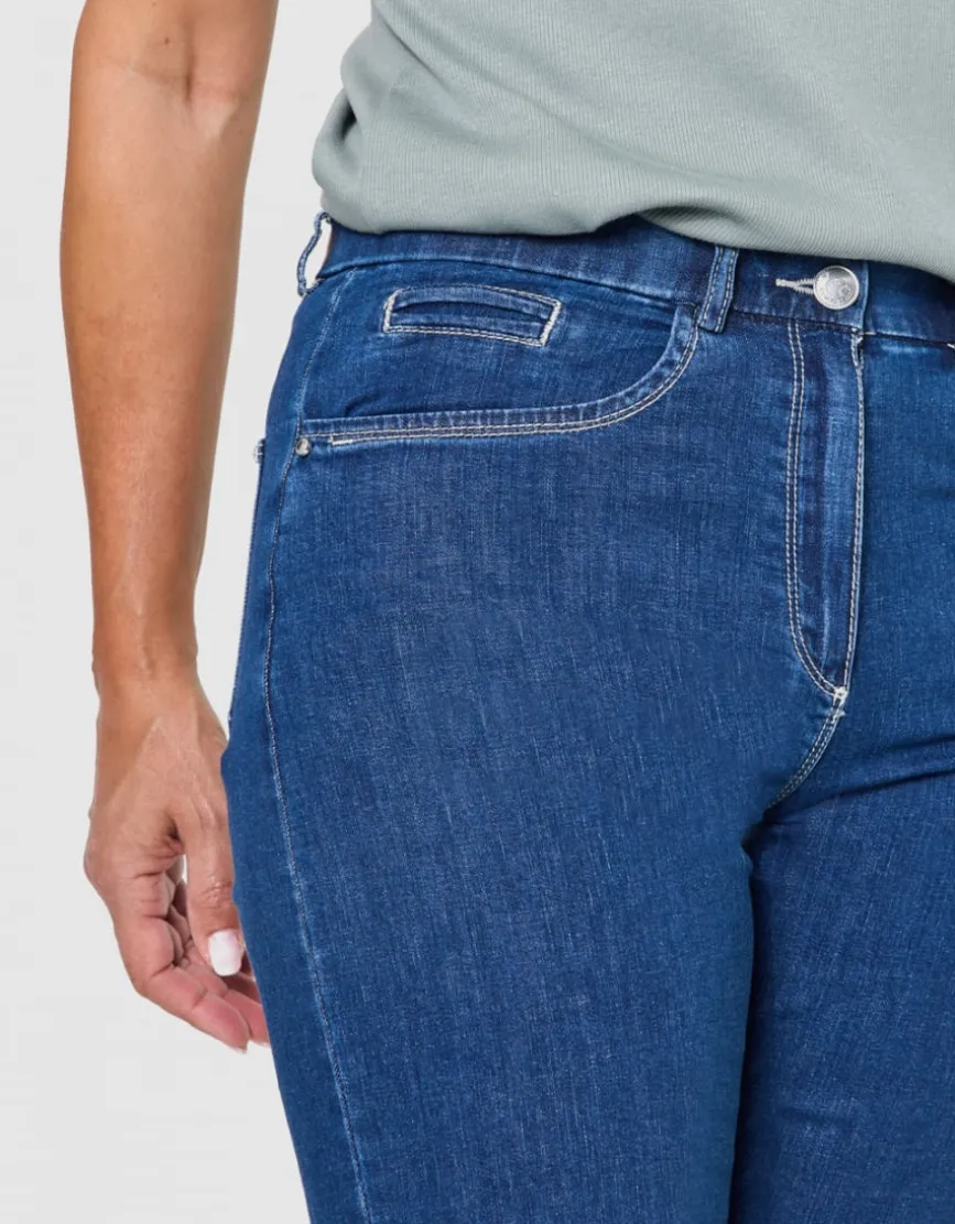 Bermuda coton bleu denim