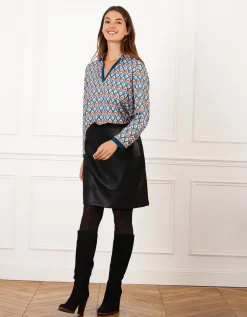 Blouse motif seventies