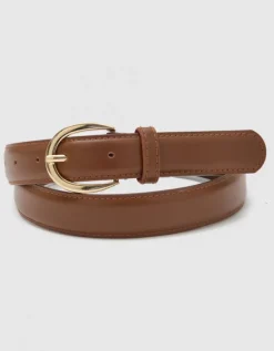Ceinture cuir camel