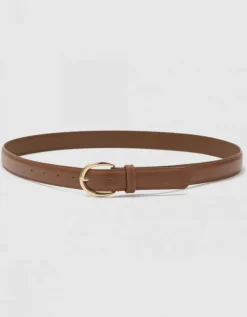 Ceinture cuir camel