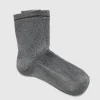 Chaussette paillette gris