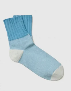 Chaussettes rayure bleu