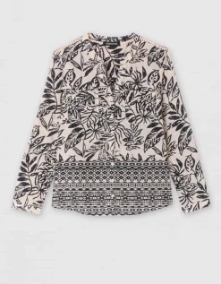Chemisier coton beige