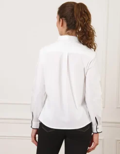 Chemisier coton blanc