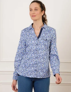 Chemisier coton motif
