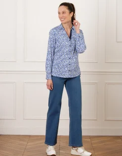 Chemisier coton motif
