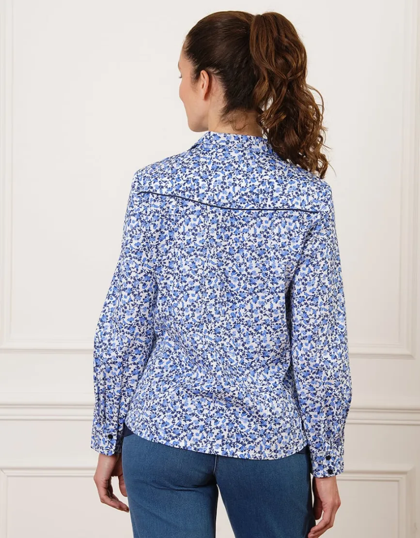 Chemisier coton motif