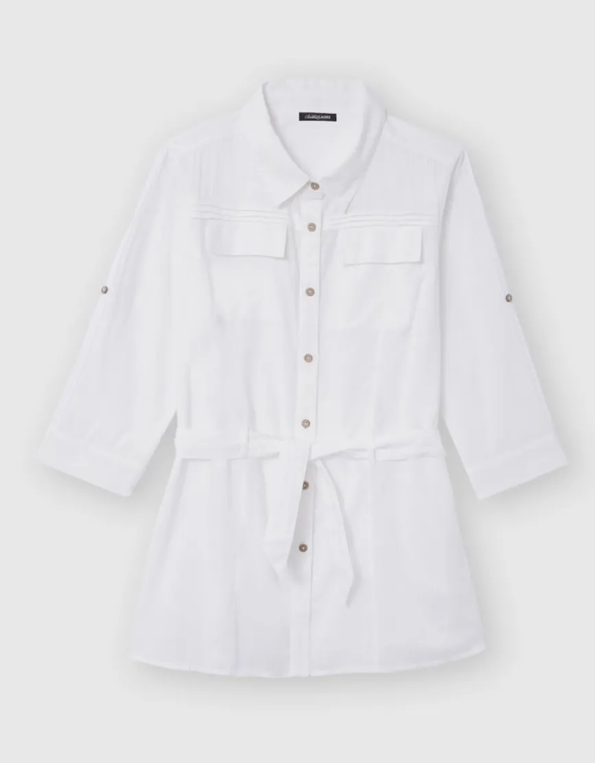 Chemisier long blanc