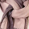 Echarpe chaude taupe