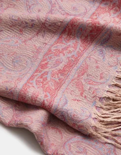 Foulard imprimé rose