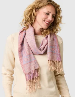 Foulard imprimé rose