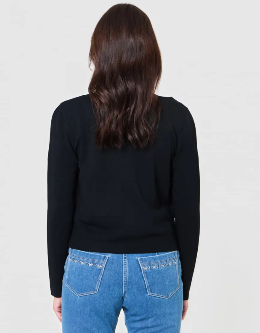 Gilet boléro noir
