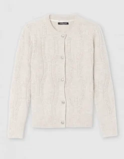 Gilet duveteux beige