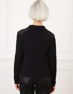 Gilet noir zippé