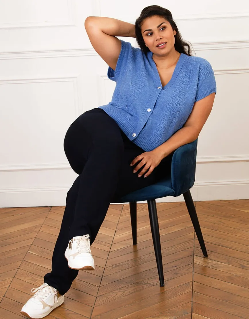 Gilet sans manches bleu