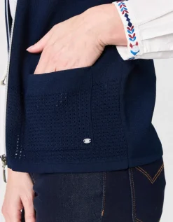 Gilet sans manches marine