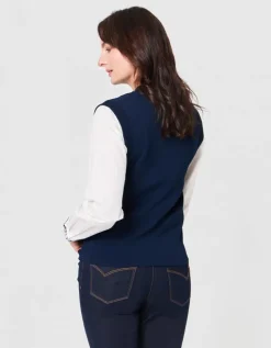 Gilet sans manches marine