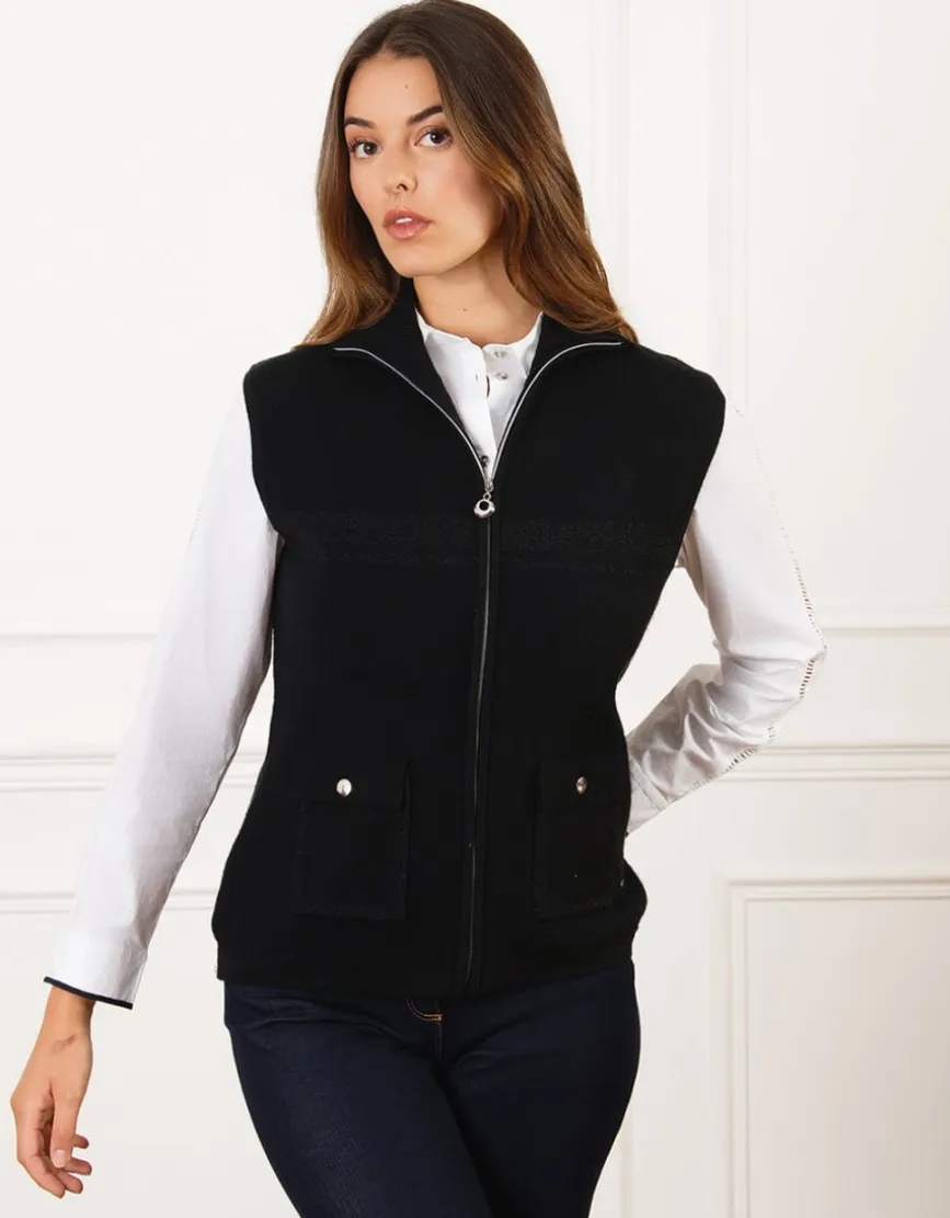 Gilet sans manches noir