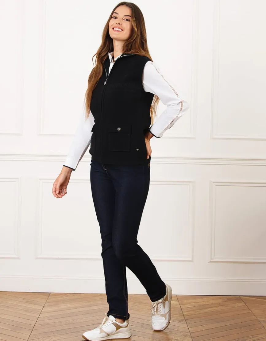 Gilet sans manches noir
