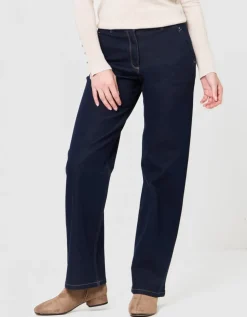 Jean droit coton brut