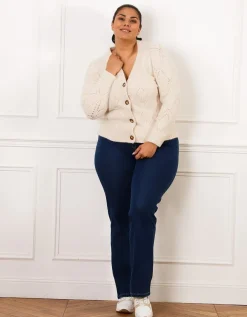 Jean flare bleu foncé