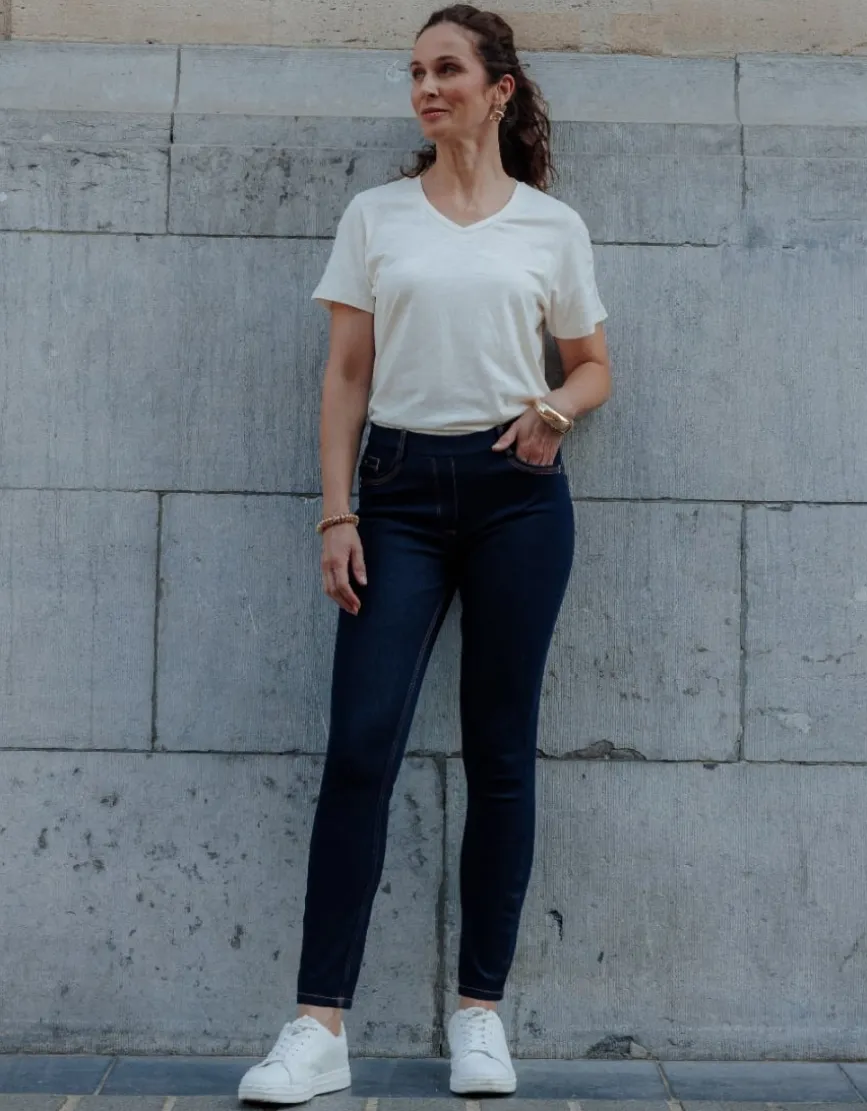 Jean jegging slim brut