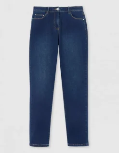 Jean regular bleu brossé