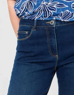 Jean regular bleu brossé