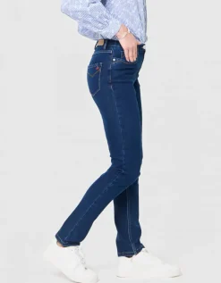 Jean regular coton bleu