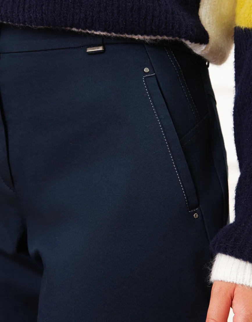 Jean regular coton bleu