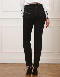 Jean regular coton noir