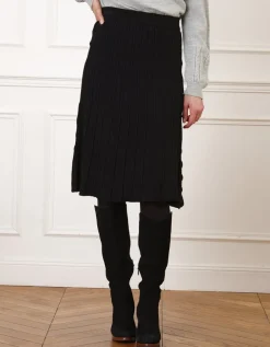 Jupe maille noire