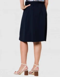 Jupe évasée bleu marine