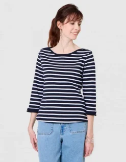Marinière coton bleu