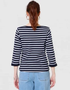 Marinière coton bleu