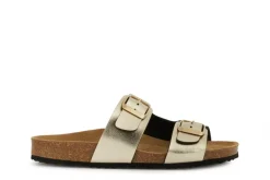 Mules cuir doré GEOX