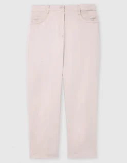 Pantacourt ajusté beige