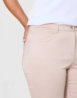 Pantacourt ajusté beige