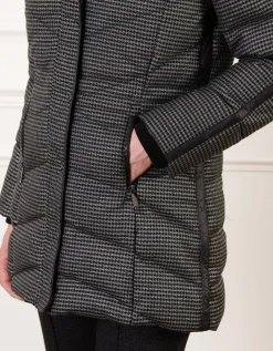 Parka brillante motif