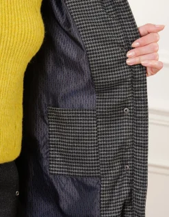Parka brillante motif