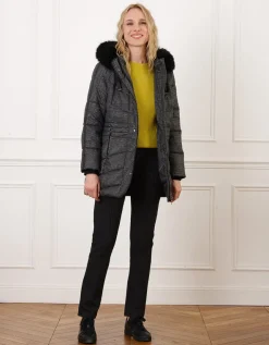 Parka brillante motif