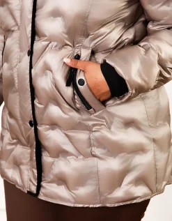 Parka chic taupe