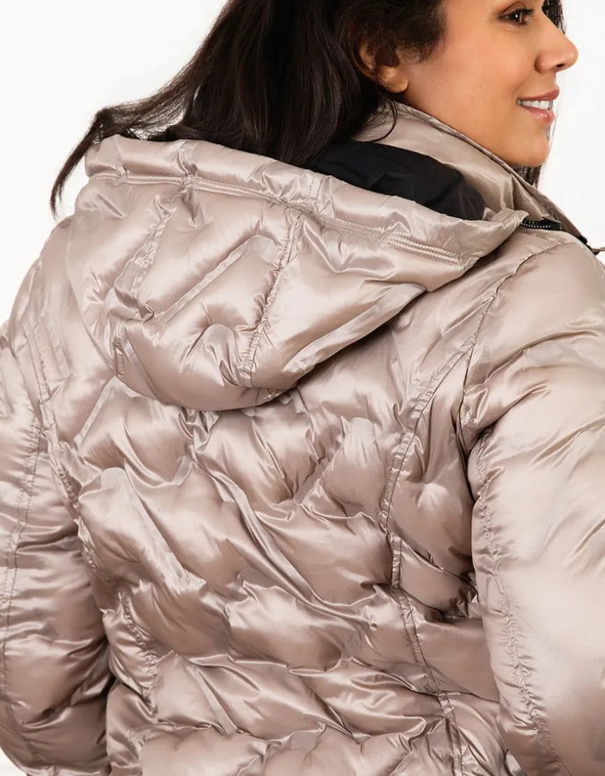 Parka chic taupe
