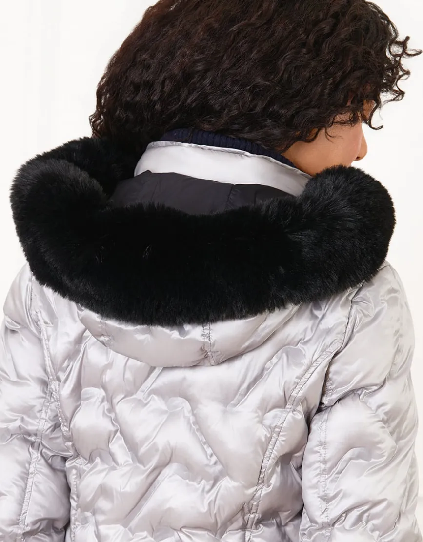 Parka courte grise