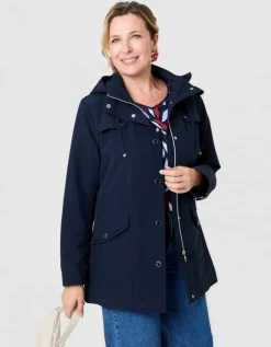 Parka déperlante marine
