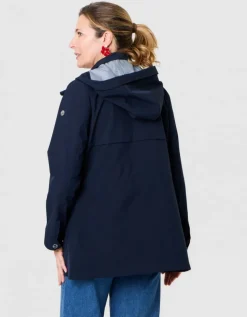 Parka déperlante marine