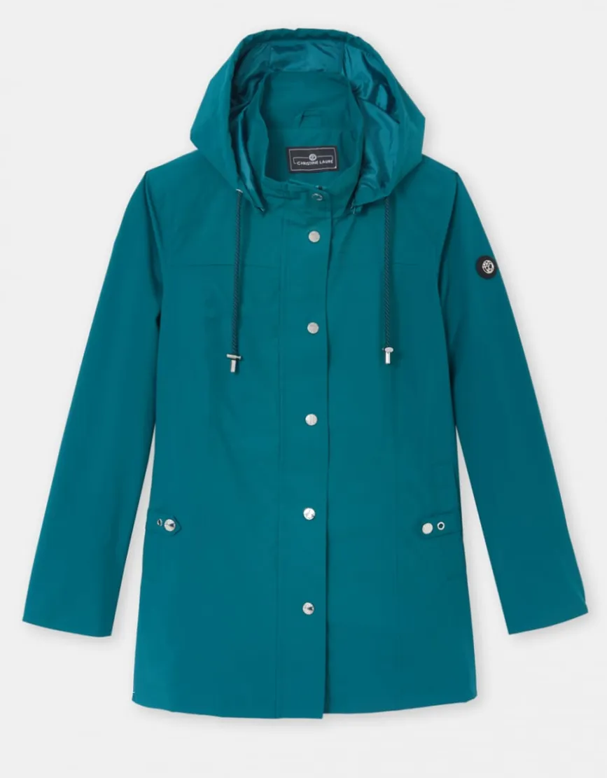 Parka légère émeraude